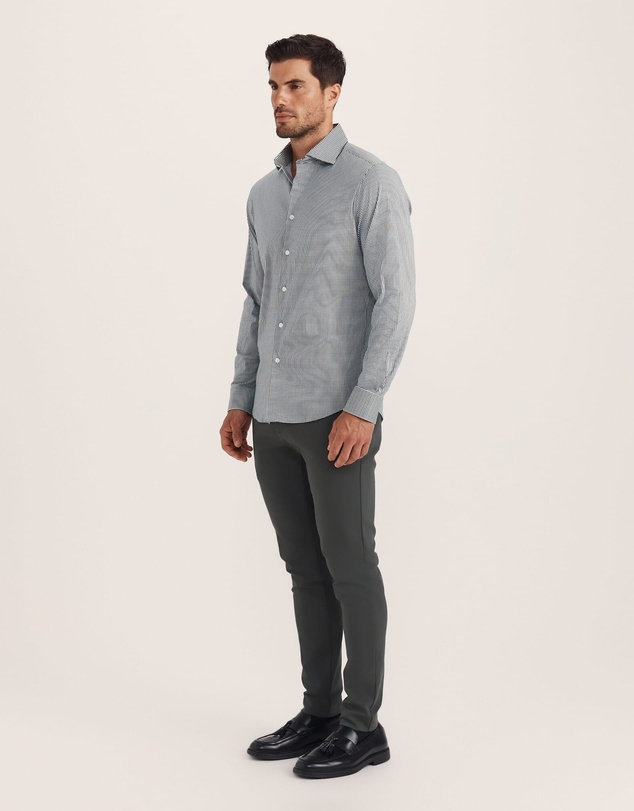 SABA - Lucian Long Sleeve Stretch Check Shirt