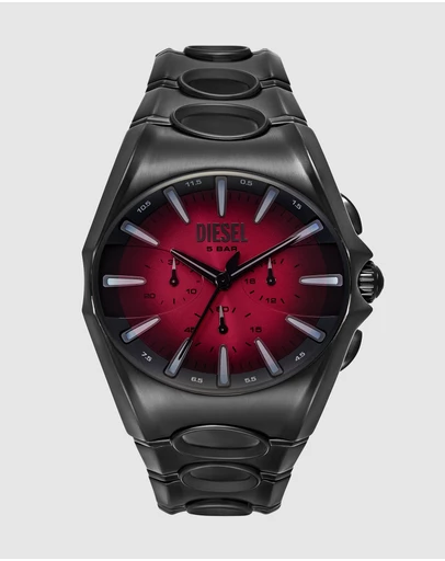 Diesel - D-Curve Black Chronograph Watches