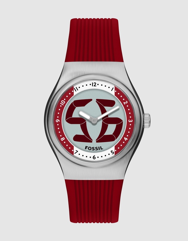 Fossil - Archival Big Tic Red Analogue-Digital Watch