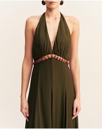 Shona Joy - Juno Plunged Cut Out Maxi Dress