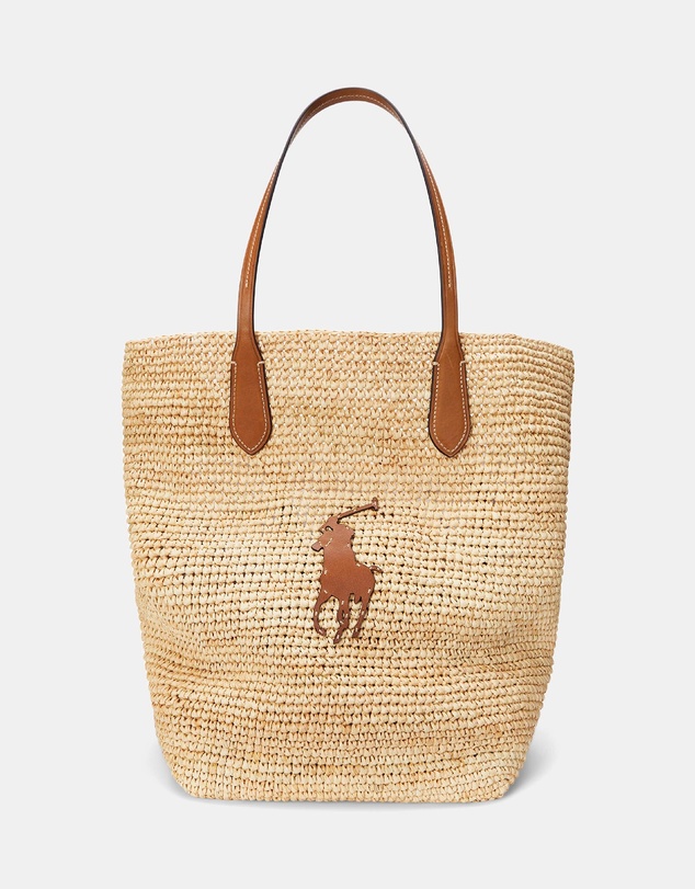 Polo Ralph Lauren - Big Pony Raffia Large Tote - The ICONIC Exclusive