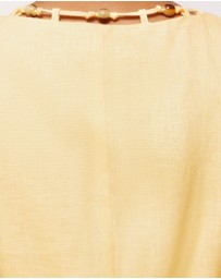 AERE - Jenna Linen Shift Mini Dress
