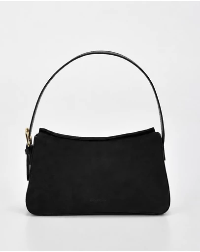 Cobb & Co - Portsea Suede Leather Shoulder Bag