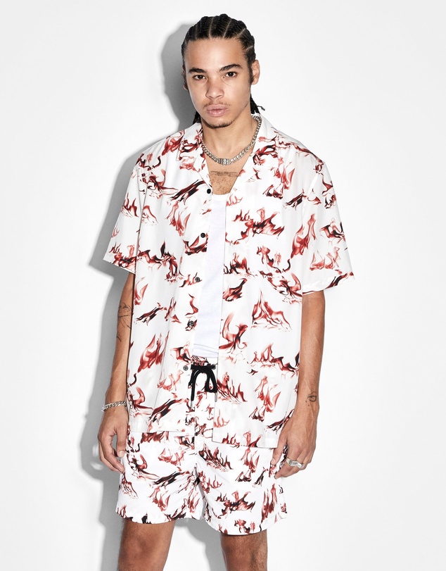 Ksubi - Burnt Boardshort White