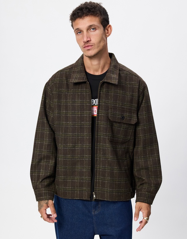 S Double - LS Zip Thru Overshirt