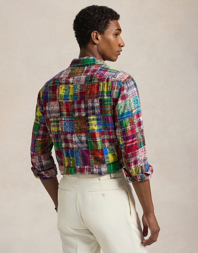 Polo Ralph Lauren - Classic Fit Patchwork Madras Camp Shirt