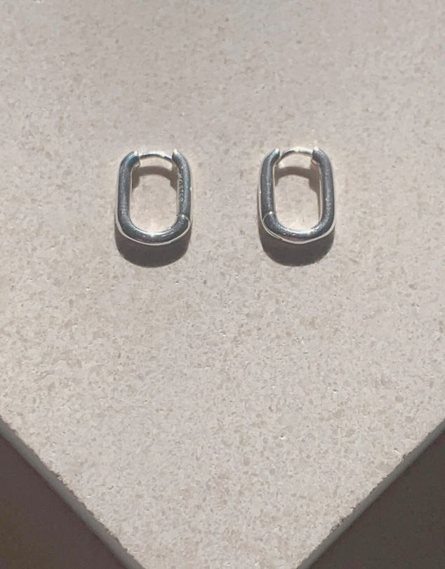 SAINT VALENTINE - Amsterdam Hoops - Silver