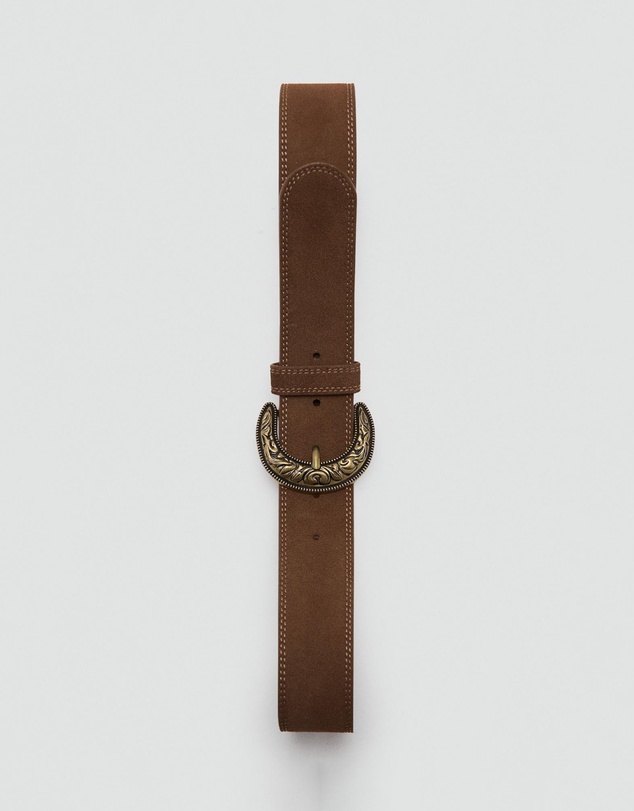 M.N.G - Suede Effect Belt