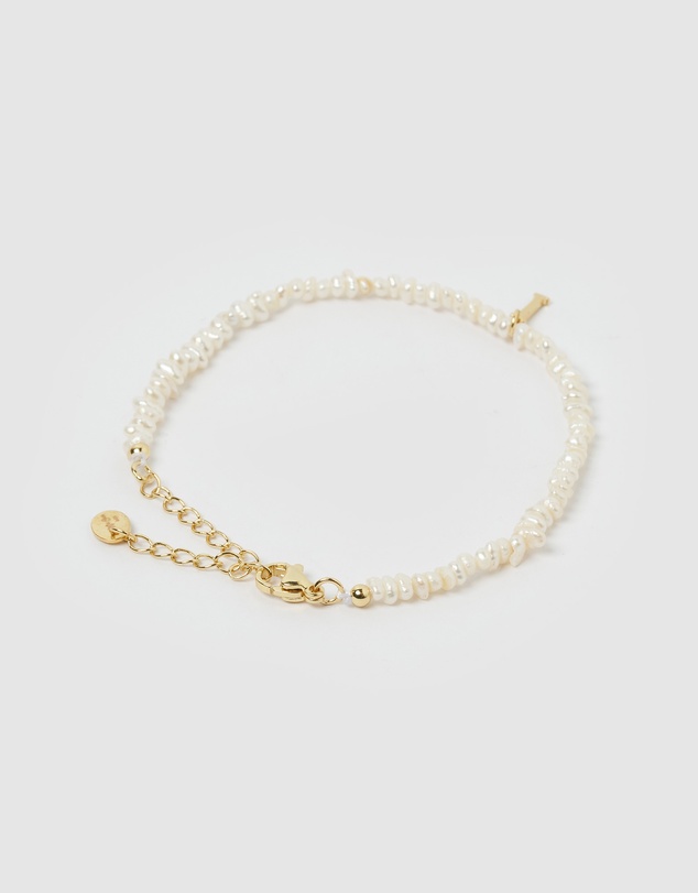 Miz Casa and Co - Pearl Letter I Bracelet