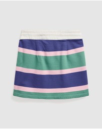 Polo Ralph Lauren - Striped Cotton Terry Rugby Skirt - Teens