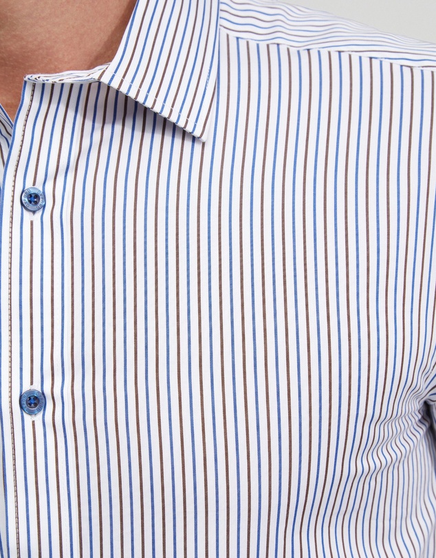 Oxford - Beckton Cotton Striped Shirt
