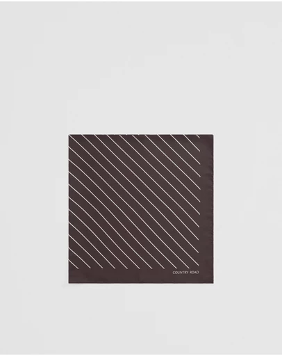 Country Road - Silk Stripe Scarf