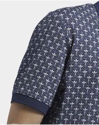 adidas Originals - Originals All Over Trefoil Polo Mens