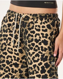 P.E Nation - Leopard Discovery Cotton Pants
