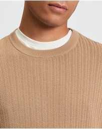 Ben Sherman - Textured Front Crew