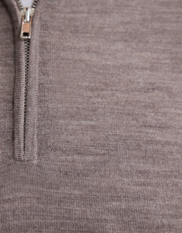 Oxford - Merino Zip-Neck Wool Pullover