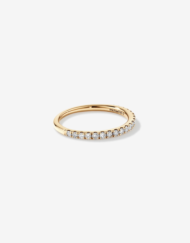 Michael Hill - Wedding Band with 0.34 Carat TW of Diamonds in 14kt Yellow Gold