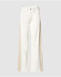 rag & bone - Logan Spliced Wide Jeans