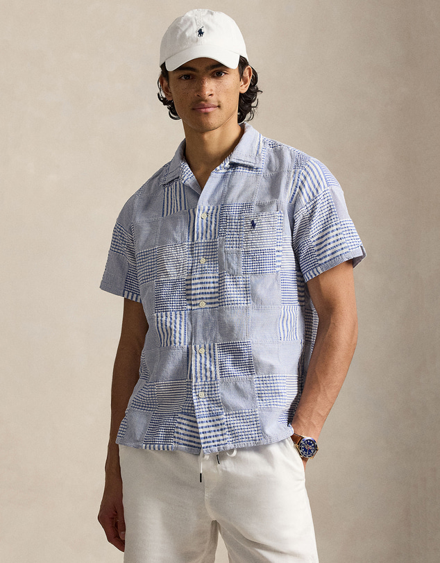 Polo Ralph Lauren - Classic Fit Patchwork Seersucker Shirt