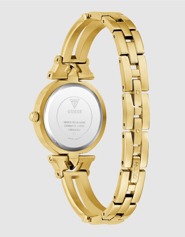 GUESS - Guess Ladies Gold Tone 28mm Analogue Watch
