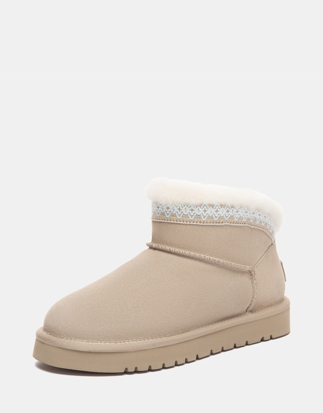 EVERAU - Australian Shepherd Ugg Mini Liora Cow Suede Upper UGG Boots