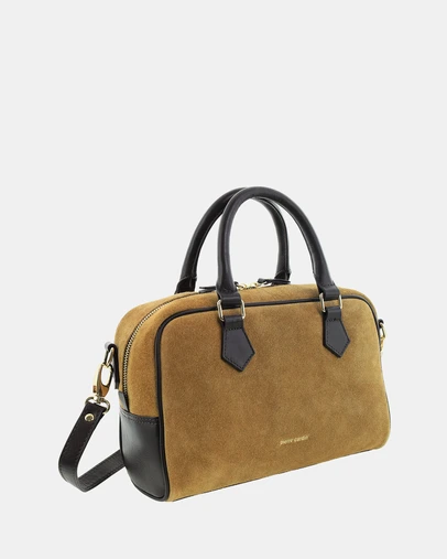 Pierre Cardin - Pierre Cardin Genuine Suede Leather Tote Crossbody Bag