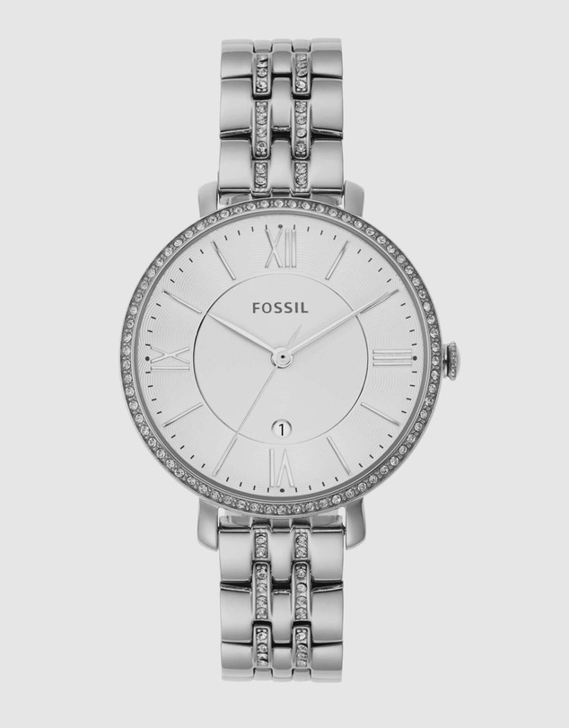 Fossil - Jacqueline Silver-Tone Analogue Watch