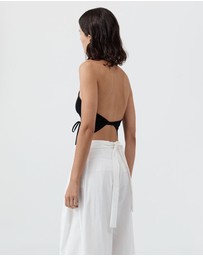 St. Agni - Soft Jersey Halter Top