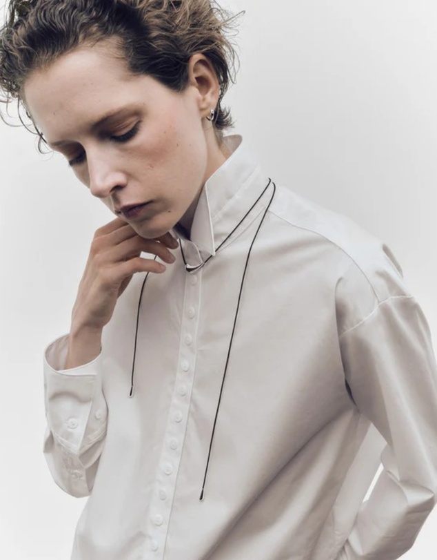 PDPAOLA - Orbit Cord Necklace Silver