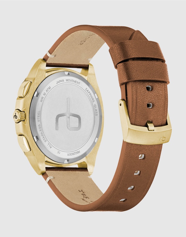 rag & bone - Bleeker Chronograph Mens Leather Strap Watch