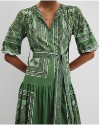 Country Road - Scarf Print Maxi Dress