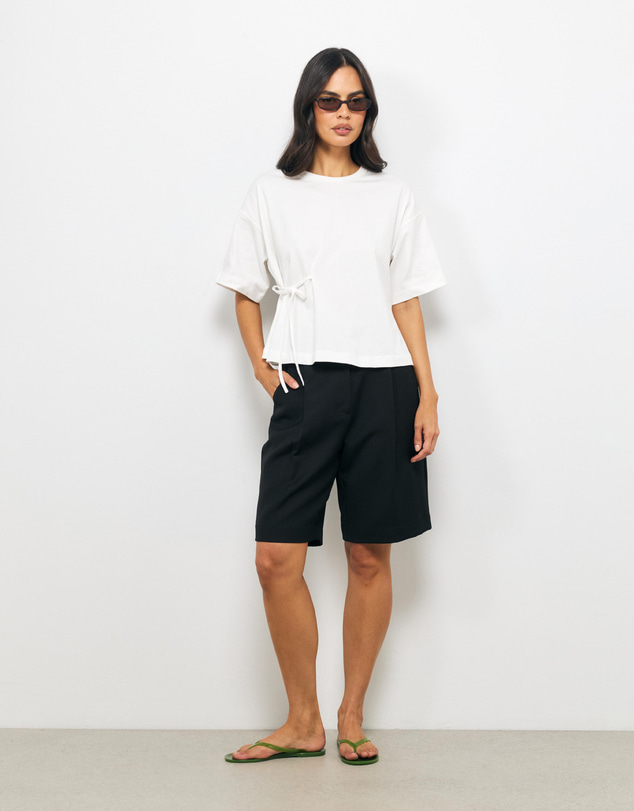 AERE - Cotton Tie T-Shirt