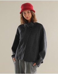 Morgan & Taylor - Sadie Woollen Pull On in Dark Red