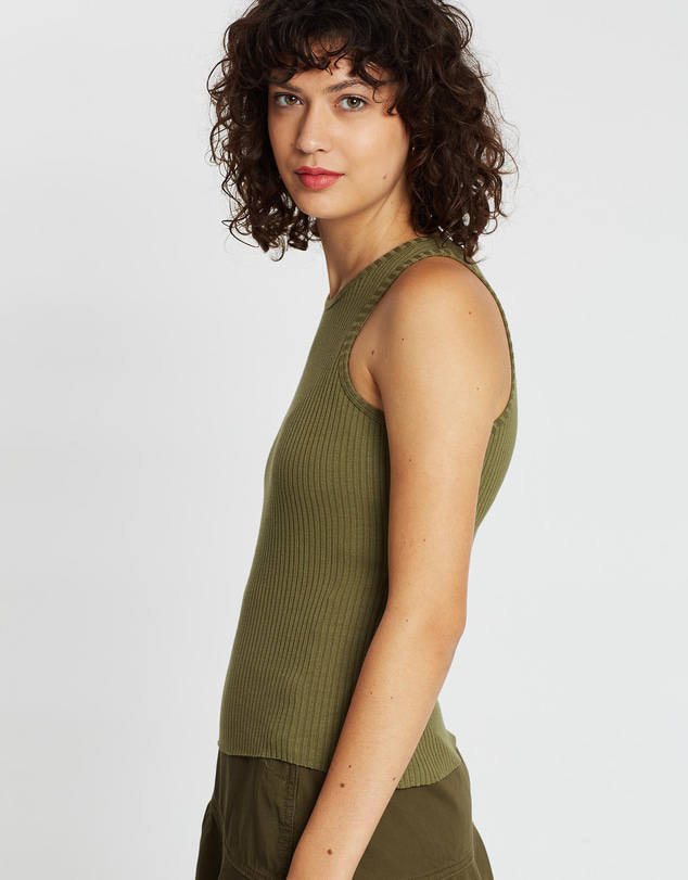 Nobody Denim - Luxe Rib Cutaway Tank