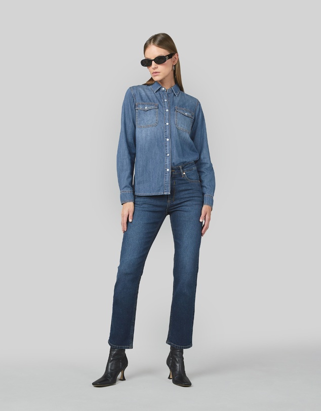 DRICOPER DENIM - Valiant Blue Denim Shirt
