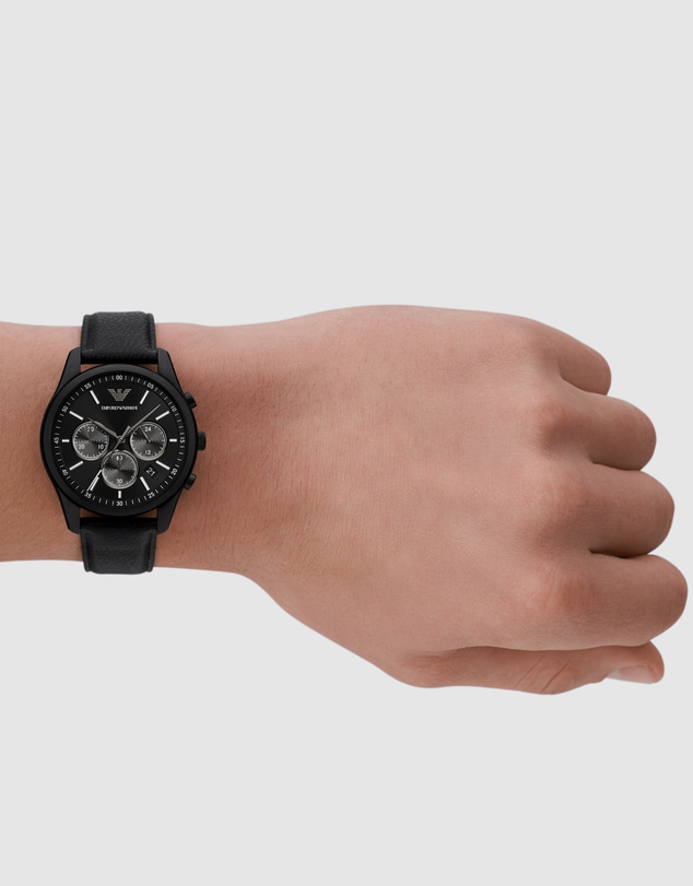 Emporio Armani - Black Chronograph Watch