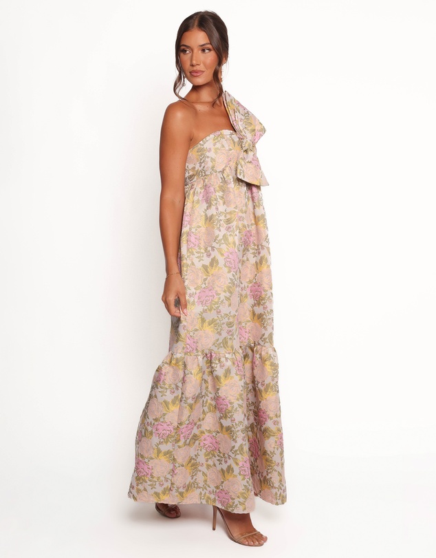 Petal & Pup - Betina Bow Front Maxi Dress - Multi Floral