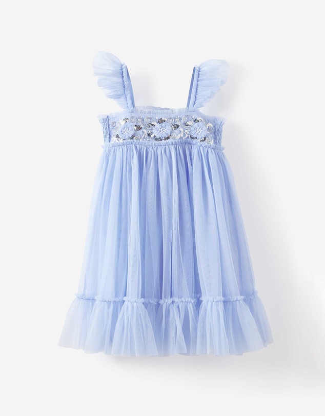 Cotton On Kids - Floral Flutter Sleeve Dress Up Dress
