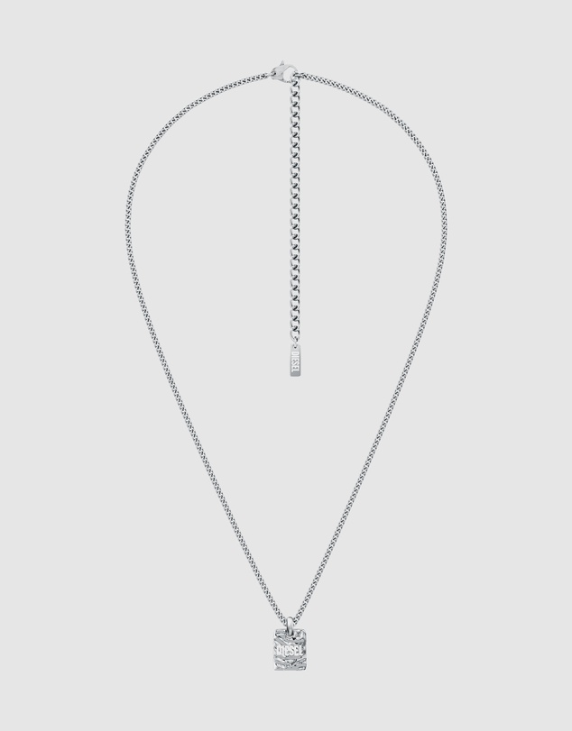 Diesel - Diesel Font Silver Necklace