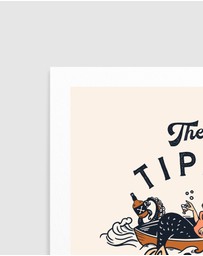 Olive et Oriel - Tipsy Mermaid Dive Bar Mermaid by The Whiskey Ginger Art Print