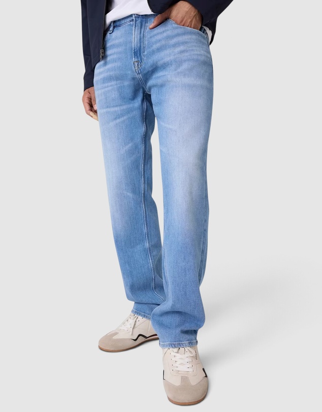GUESS - Mid-Rise Rodeo Straight Leg Jeans
