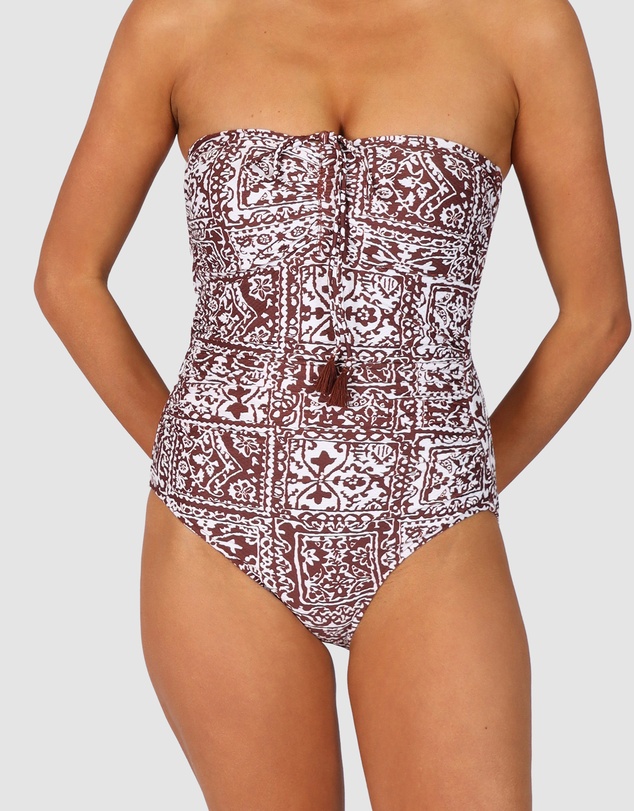 Baku Swimwear - Havana Bandeau One Piece Swimsuit