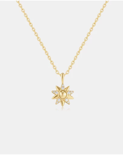 Ania Haie - Ania Haie Gold Sunburst Necklace