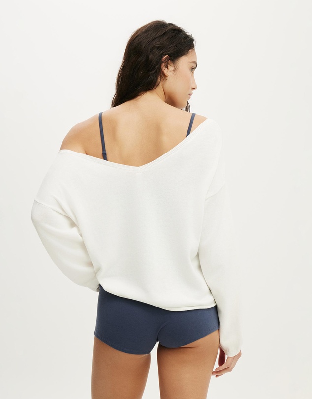 Cotton On Body - Relaxed V Neck Oversized Knit