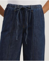 Atmos&Here - Alma Denim Chambray Pants