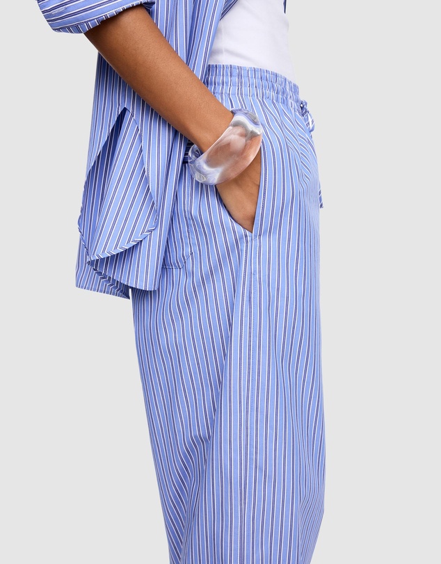 ARKET - Striped Cotton Trousers