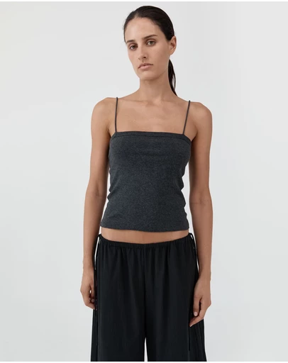 St. Agni - Organic Cotton Square Neck Camisole