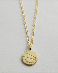 Native Sol - Taurus Star Sign Pendant Necklace