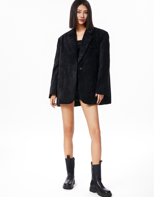 Glamorous - Textured silhouette blazer