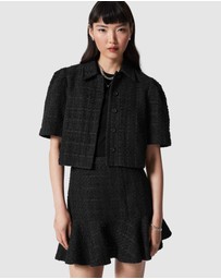 & Other Stories - Ruffled Tweed Mini Skirt